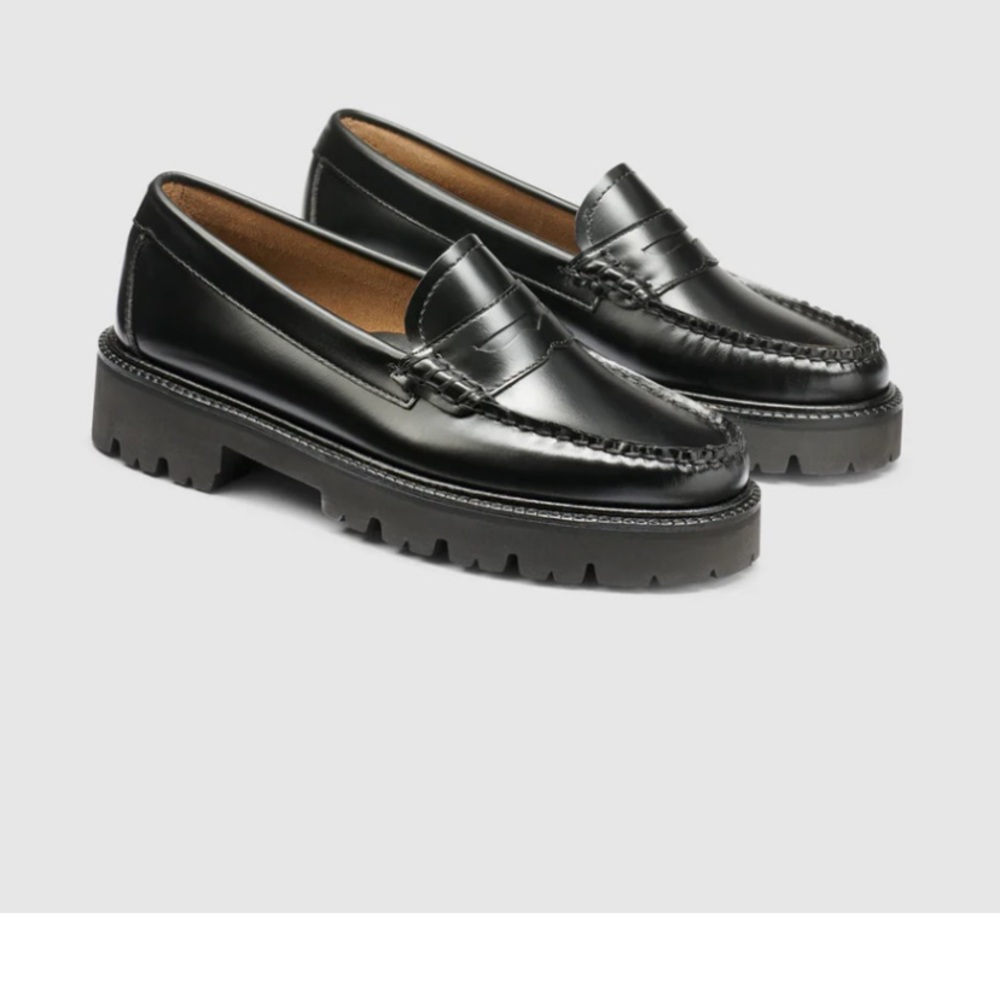G.H. Bass & Co. Black Leather Loafers
